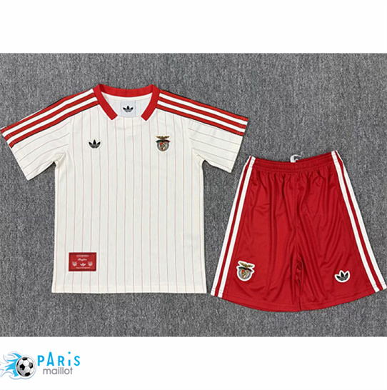 Maillot Foot Benfica Enfant Blanc 2025/26