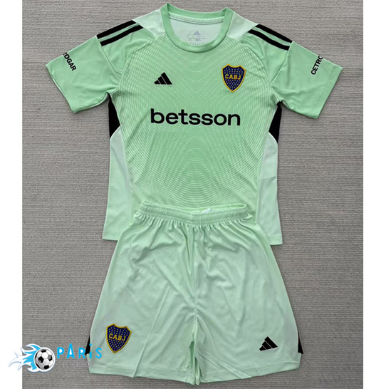 Maillot Foot Boca Juniors Enfant Gardien De But Vert 2025/26