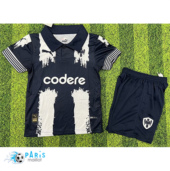 Maillot Foot Monterrey Enfant Noir 2025/26