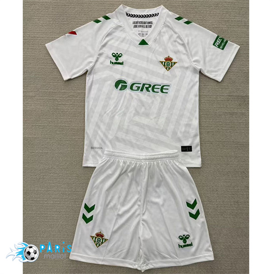 Maillot Foot Real Betis Enfant Gardien de but Blanc 2025/26