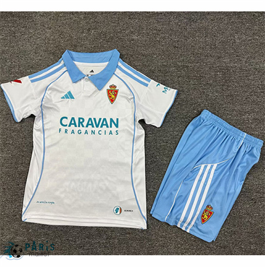 Maillot Foot Real Saragosse Enfant Domicile 2025/26