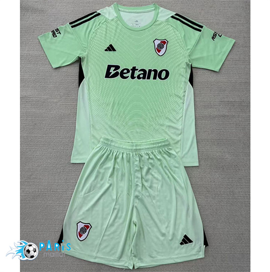 Maillot Foot River Plate Enfant Vert 2025/26