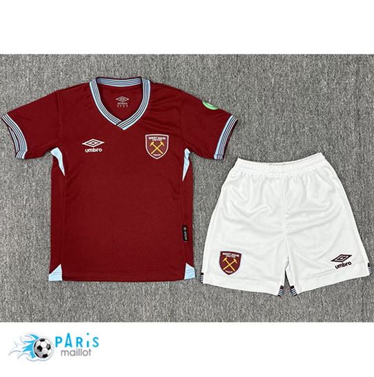 Maillot Foot West Ham United Enfant Domicile 2025/26