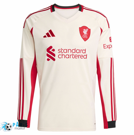 Maillot Foot Liverpool Exterieur Manche Longue 202025/26