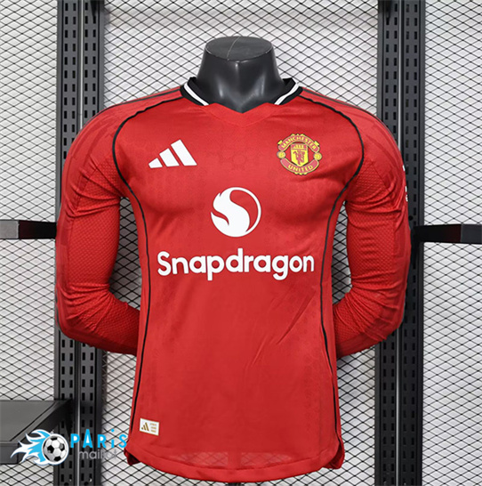 Maillot Foot Manchester United Player Domicile Manche Longue 2025/26