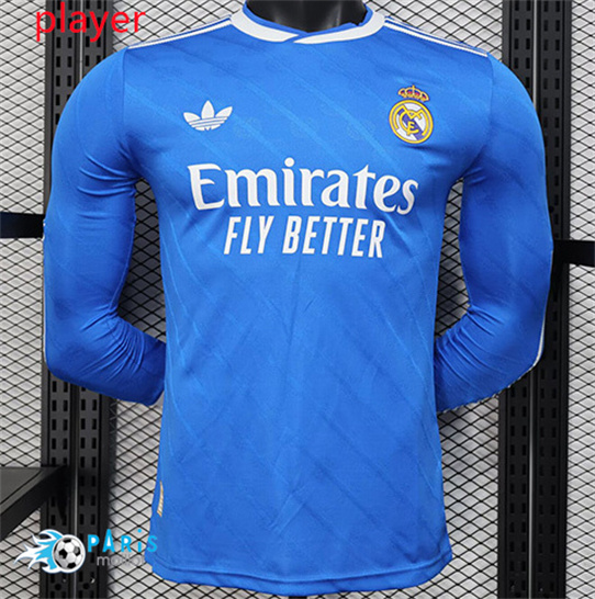Maillot Foot Real Madrid Player Third Manche Longue 2025/26