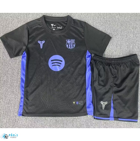Maillot Foot Barcelone Enfant Noir 2025/26
