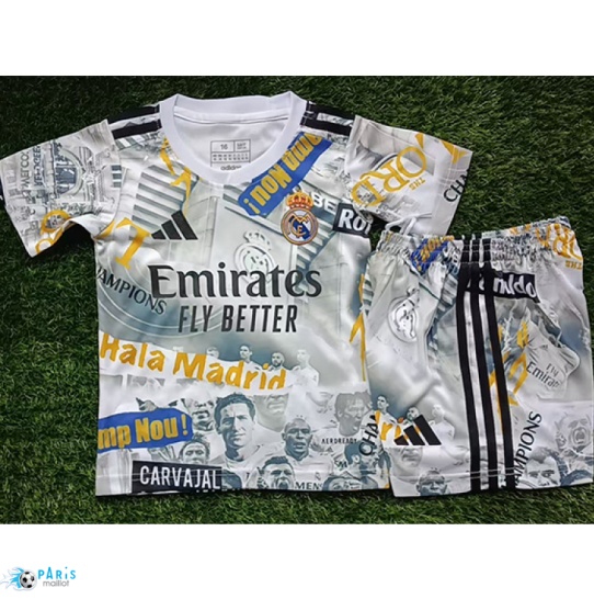Maillot Foot Real Madrid Enfant stars 2025/26